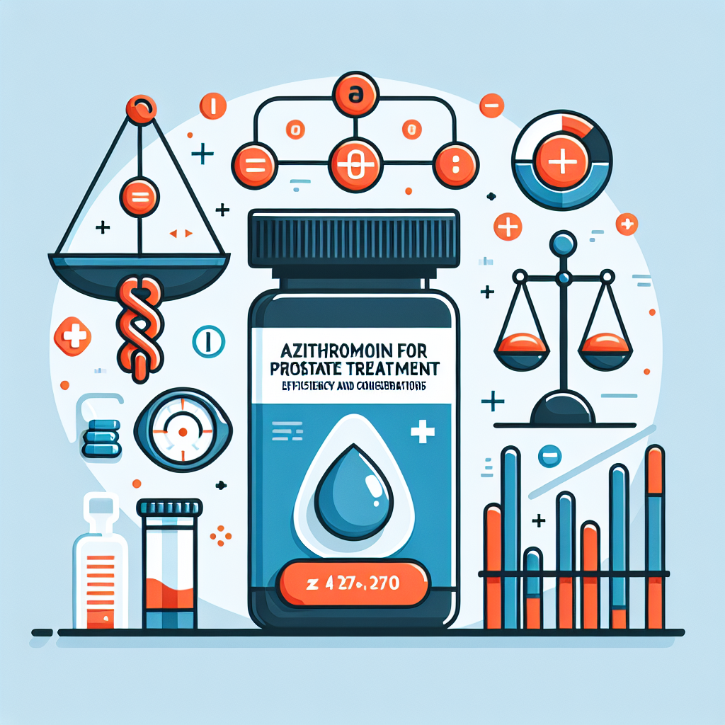 Frasco de medicamento con pastillas de azitromicina para el tratamiento de la prostatitis.