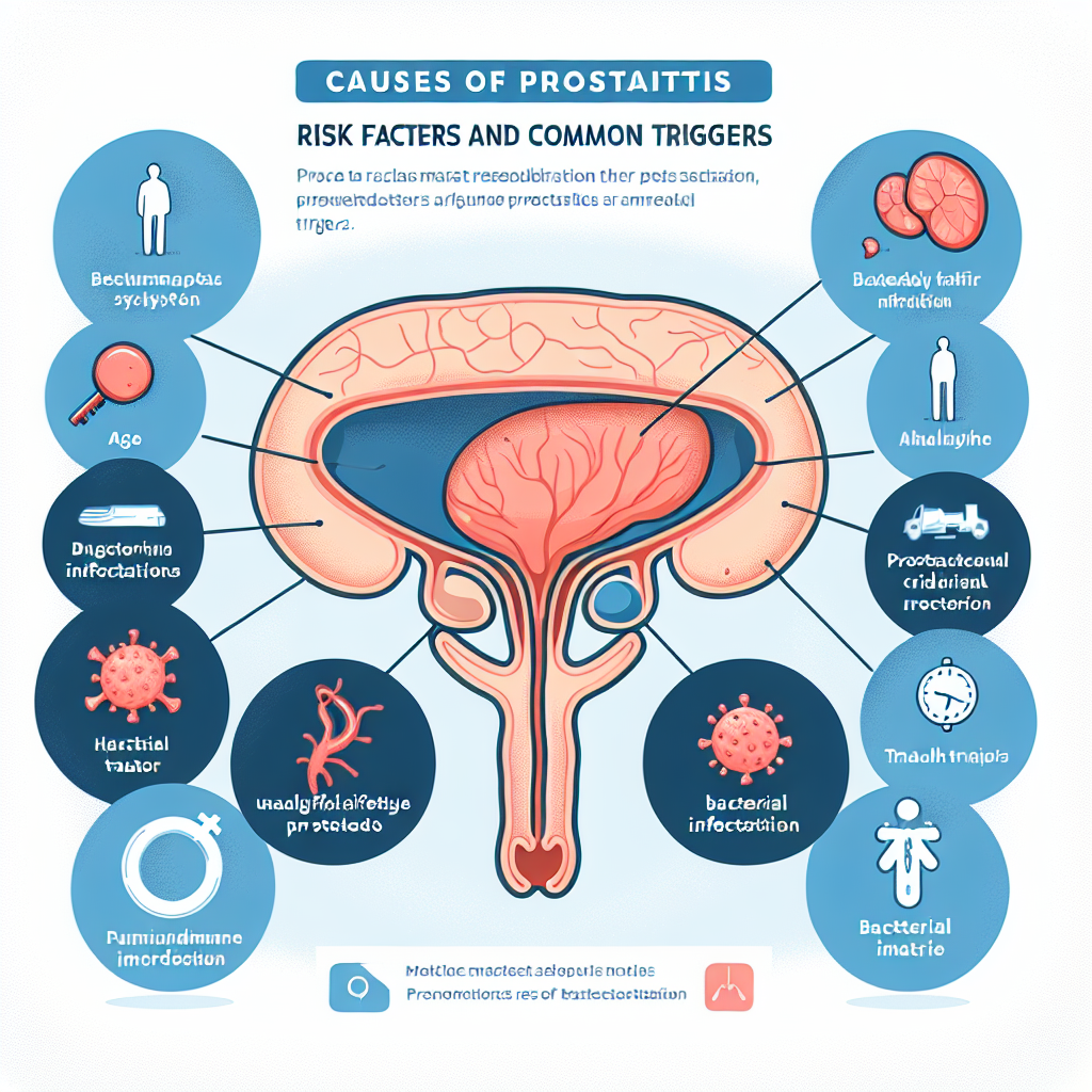 Factores de riesgo y desencadenantes comunes de la prostatitis.