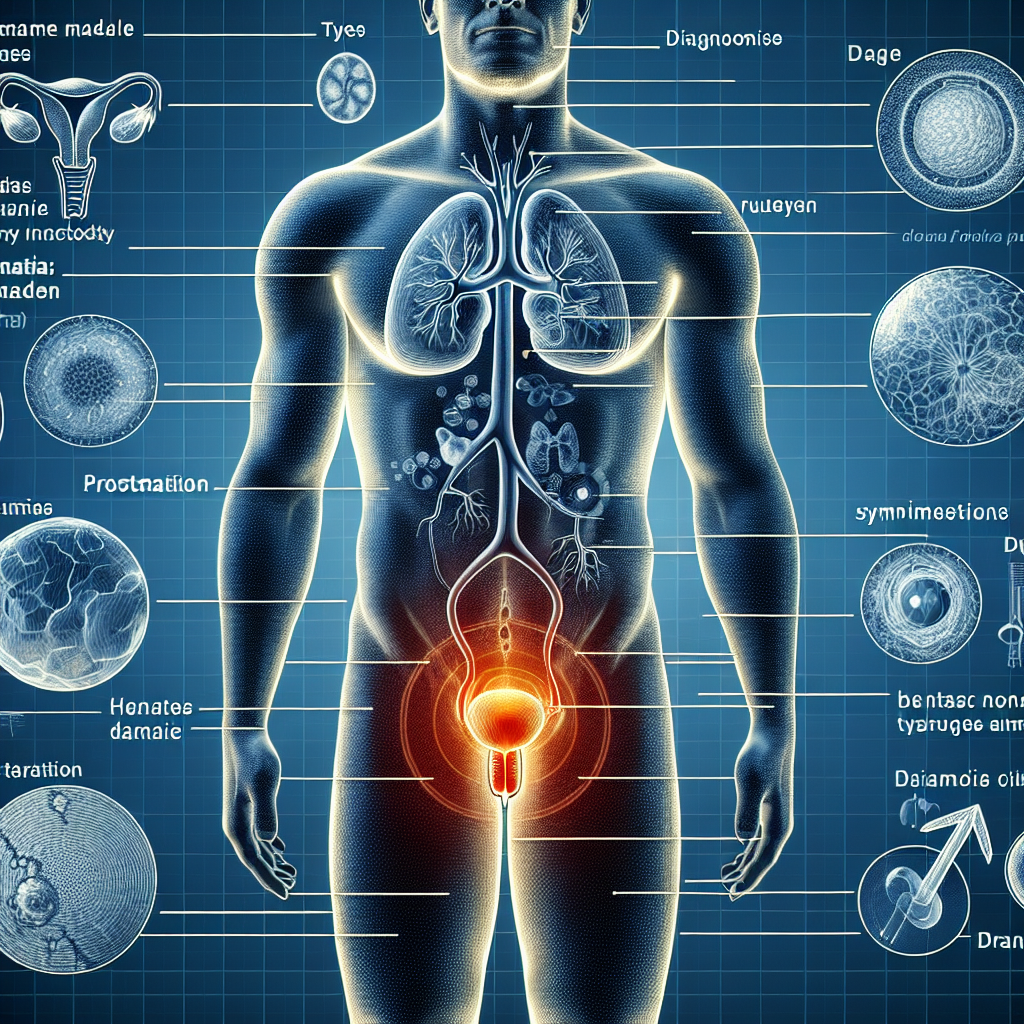 Infografía detallada sobre la prostatitis, sus síntomas, diagnósticos, tipos y tratamientos.