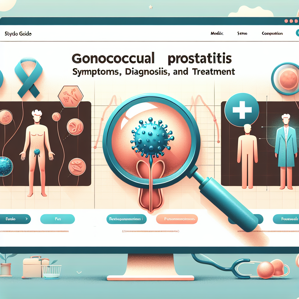 Prostatitis Gonocócica - Síntomas, Diagnóstico y Tratamiento Detallado