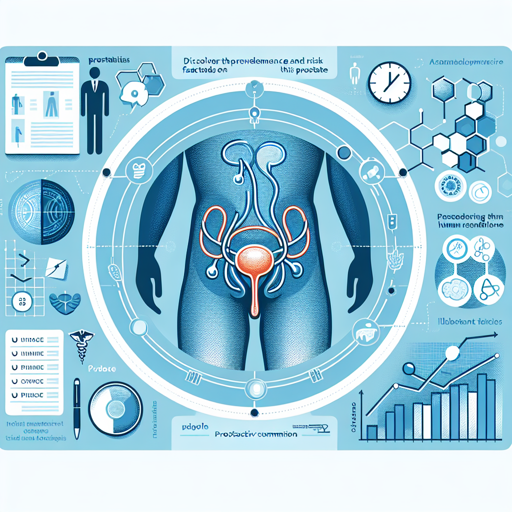 Gráfico mostrando la prevalencia y los factores de riesgo de la prostatitis