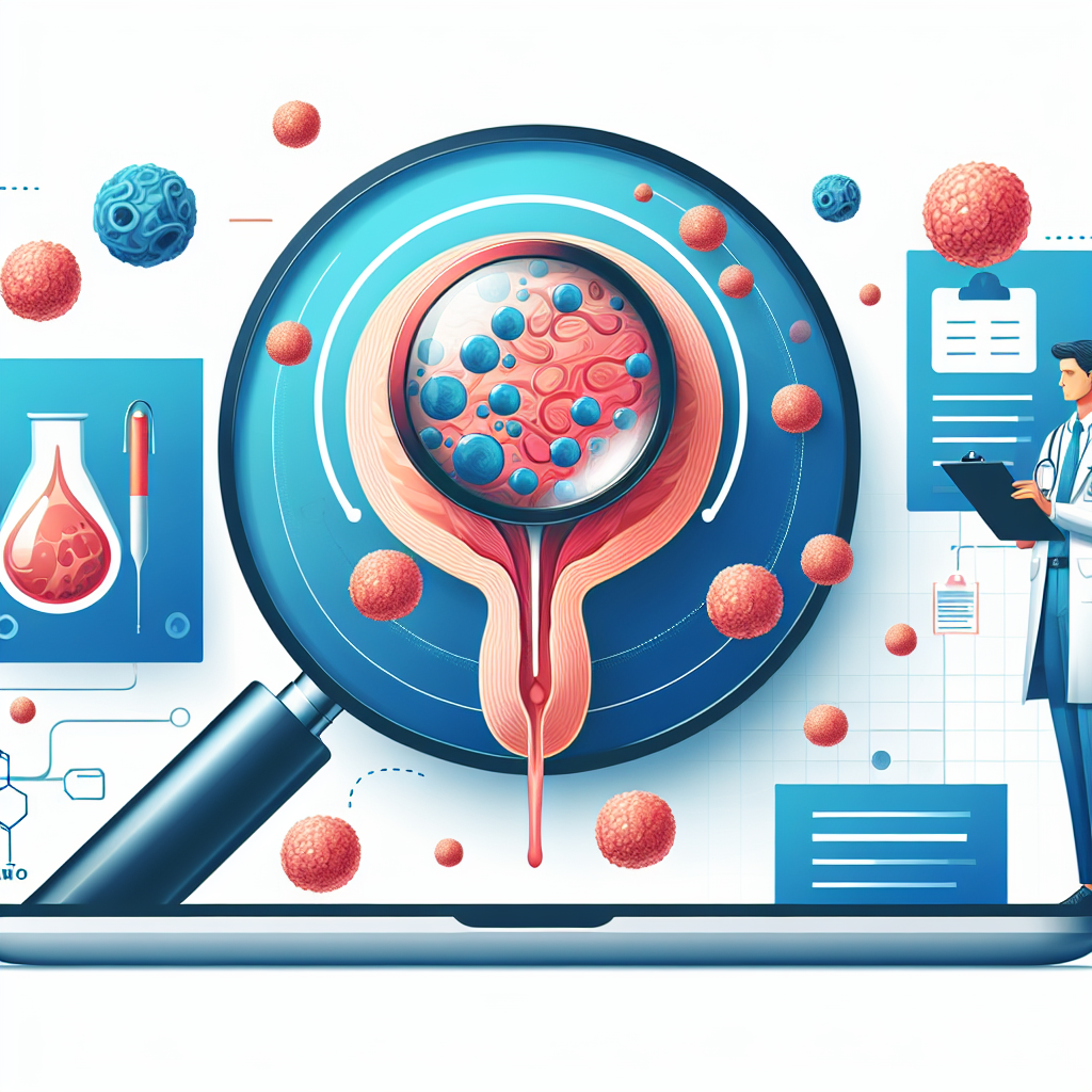 Gráfico ilustrativo de los síntomas y métodos de diagnóstico para la prostatitis bacteriana, incluyendo molestias pélvicas, dolor y pruebas diagnósticas.