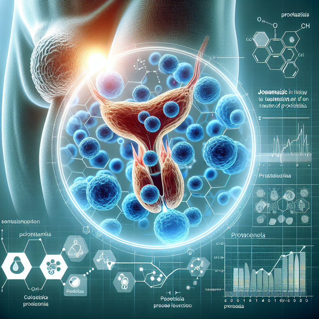 Caja de Josamycin, un antibiótico utilizado en el tratamiento de la prostatitis.